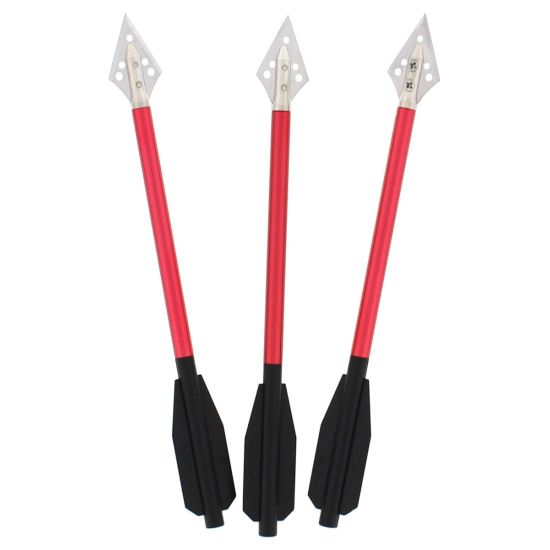 Aluminiumpfeile 6,5'' mit Jagdspitze 3er Pack