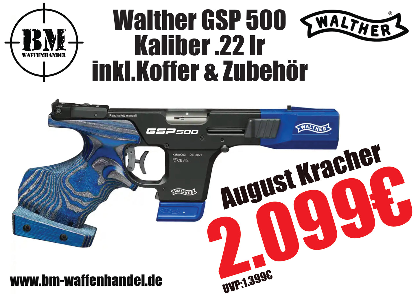 WALTHER GSP500 Classic .22lr